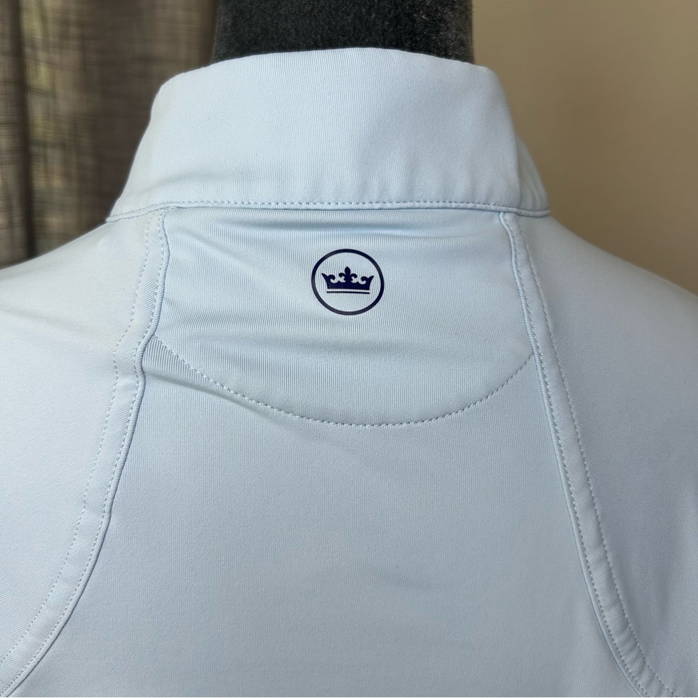 PETER MILLAR Women's  UPF 50+ Sun Protection 1/4 Zip Pullover XS Navy Blue Golf - Picture 3 of 16